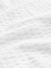 White Textured Short Sleeve Square Neck T-Shirt - Image 8 of 8
