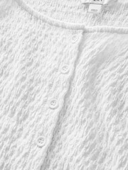Ivory Textured Button Through Waistcoat - Image 6 of 7