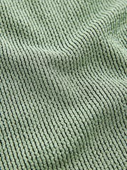 Sage Green Ribbed Racer Tank - Image 6 of 7