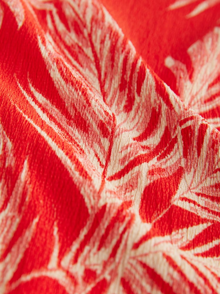 Rot - Strukturiertes, elegantes Top mit Flatterärmeln - Bild 7 von 7 Rot - Strukturiertes, elegantes Top mit Flatterärmeln - Bild 7 von 7