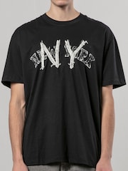 Religion Black New York 100% Cotton T-Shirt - Image 1 of 4