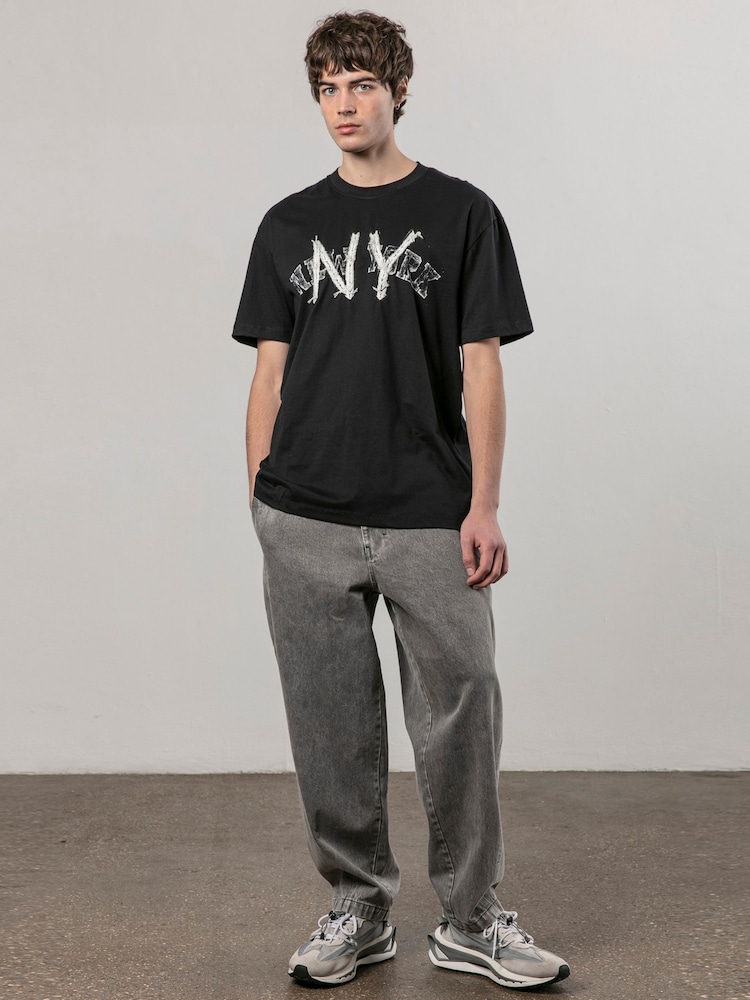 Religion Black New York 100% Cotton T-Shirt - Image 2 of 4 Religion Black New York 100% Cotton T-Shirt - Image 2 of 4