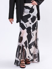 Religion Natural Aurora Maxi Skirt in Hand-Painted Prints - Image 1 of 6