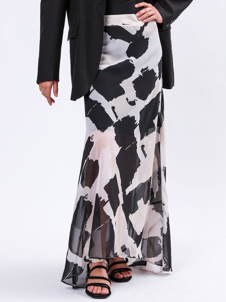 Religion Aurora Maxi Skirt in Hand-Painted Prints - Bild 1 von 6 Religion Aurora Maxi Skirt in Hand-Painted Prints - Bild 1 von 6