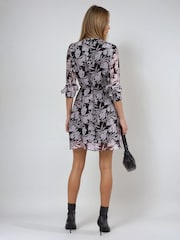 Religion Black Solstice Kaftan Shirt Dress with Tie waist - Image 3 of 5
