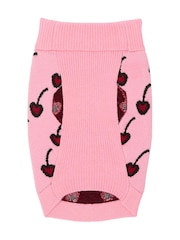 Victoria's Secret Petal Pink/Red Lacquer Dog Pet Jumper - Image 2 of 3