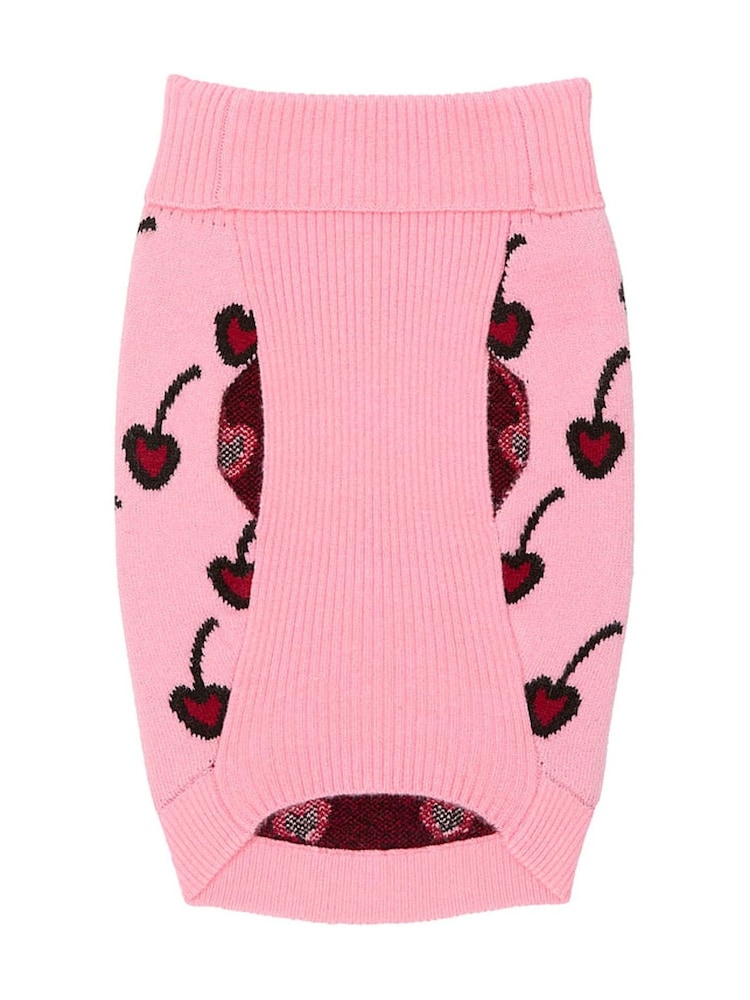 Victoria's Secret Petal Pink/Red Lacquer Dog Pet Jumper - Image 2 of 3