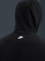 Nike Black Club French Terry Cyle Print Hoodie - Image 3 of 5