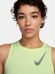 Nike Lime Green One Swoosh Dri-FIT Running Tank Top - Image 3 of 3