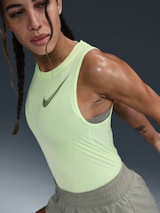 Nike Lime Green One Swoosh Dri-FIT Running Tank Top - Image 5 of 5