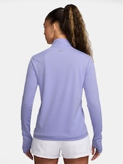Lilac Ice - Nike Swoosh Half Zip Running Sweatshirt - Imagen 2 de 4