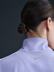 Nike Lilac Ice Swoosh Half Zip Running Sweatshirt - Image 5 of 6