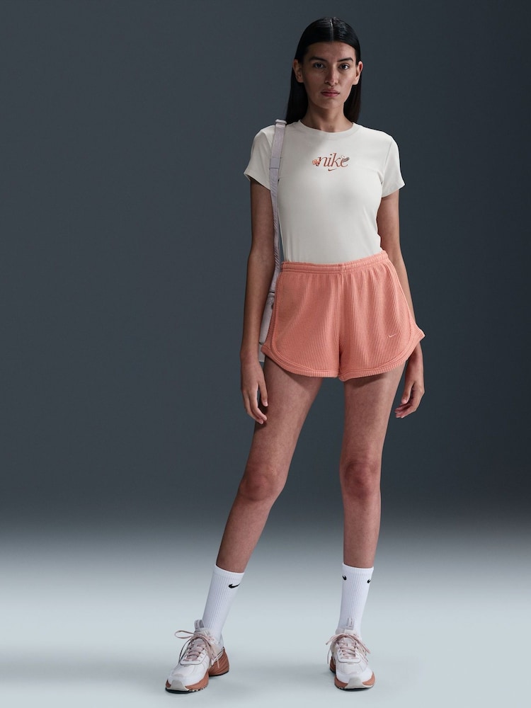 Nike Light Wood Natural Sportswear Chill Knit T-Shirt - Image 1 of 5 Nike Light Wood Natural Sportswear Chill Knit T-Shirt - Image 1 of 5