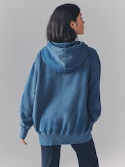 Nike Armory Navy Oversized Phoenix Fleece French Terry Hoodie - Image 2 of 4