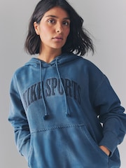 Nike Armory Navy Oversized Phoenix Fleece French Terry Hoodie - Image 3 of 4