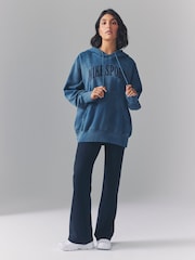 Nike Armory Navy Oversized Phoenix Fleece French Terry Hoodie - Image 4 of 4
