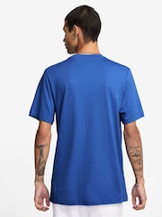 Nike Royal Blue Sportswear Festival Graphic T-Shirt - Image 2 of 3