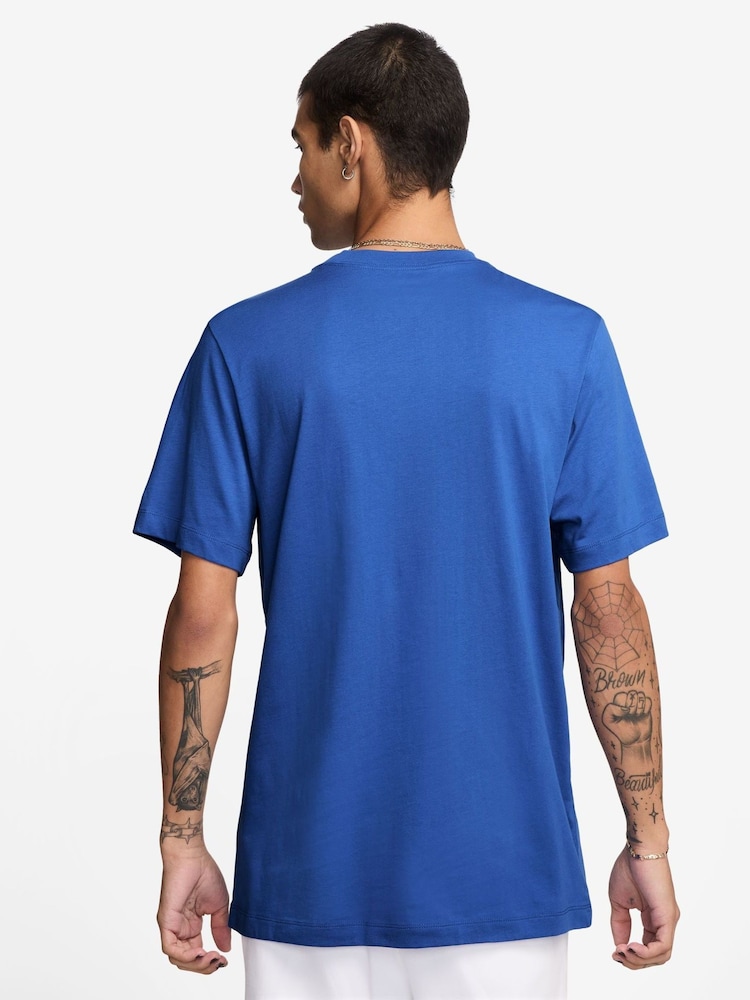 Nike Royal Blue Sportswear Festival Graphic T-Shirt - Image 2 of 3 Nike Royal Blue Sportswear Festival Graphic T-Shirt - Image 2 of 3