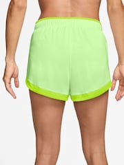 Nike Lime Green Dri-FIT 2" Briefs Lined Running Shorts - Image 2 of 4