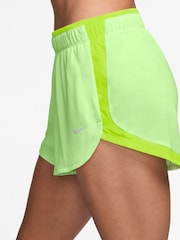 Nike Lime Green Dri-FIT 2" Briefs Lined Running Shorts - Image 3 of 4