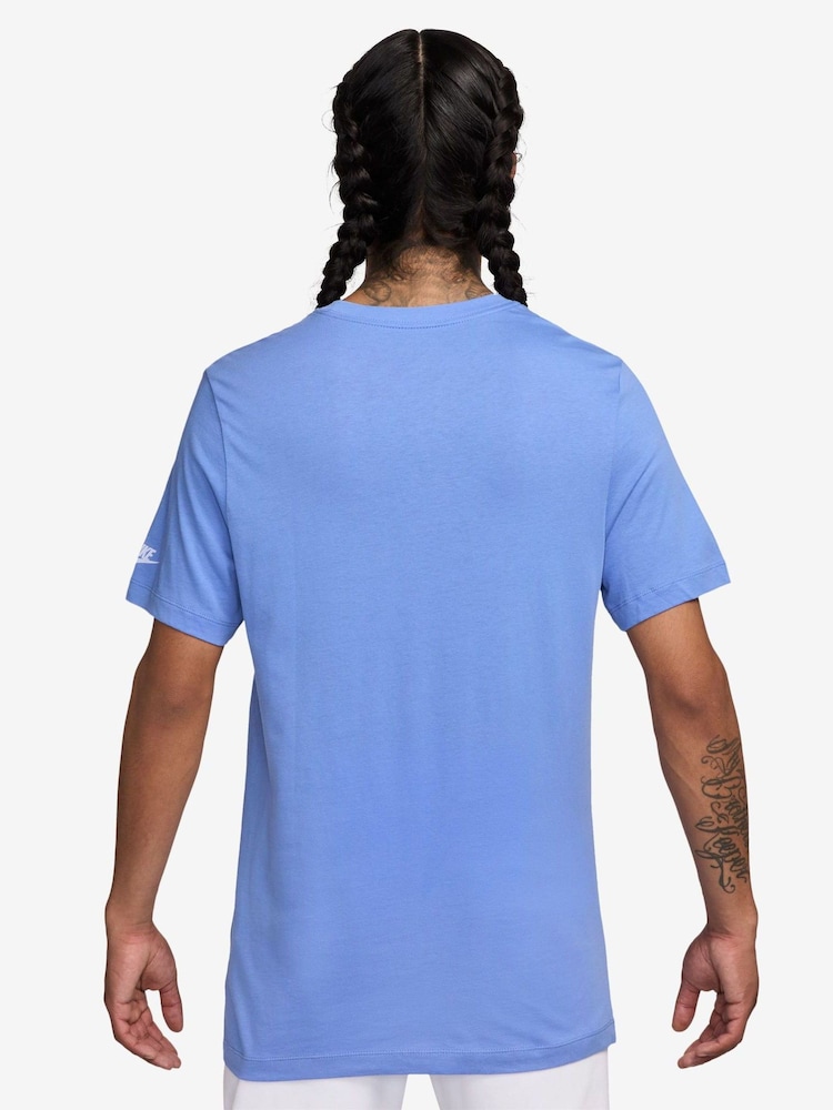 Nike Royal Pulse Sportswear T-Shirt - Image 2 of 3 Nike Royal Pulse Sportswear T-Shirt - Image 2 of 3