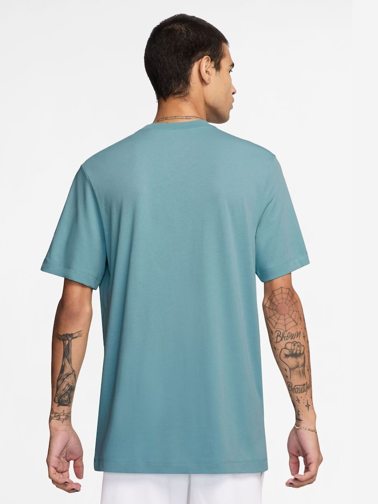 Nike Denim Turquoise Sportswear T-Shirt - Image 2 of 3