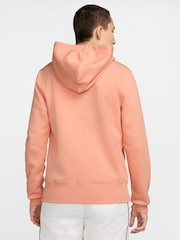 Nike Apricot Orange Phoenix Fleece Full Zip Hoodie - Image 2 of 3