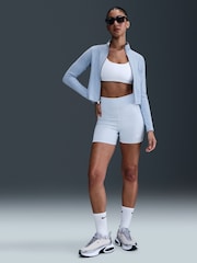 Nike Light Blue Tint High Waisted 5" Biker Shorts - Image 1 of 5