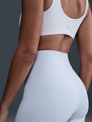 Nike Light Blue Tint High Waisted 5" Biker Shorts - Image 5 of 5
