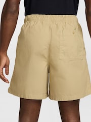 Nike Parachute Beige Club Washed Flow 100% Cotton Shorts - Image 2 of 7