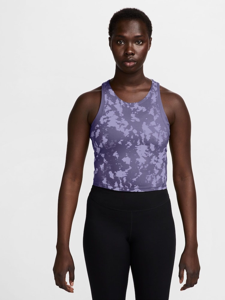 Nike Lilac Ice One Fitted Dri-FIT Printed Tank Top - Image 1 of 4