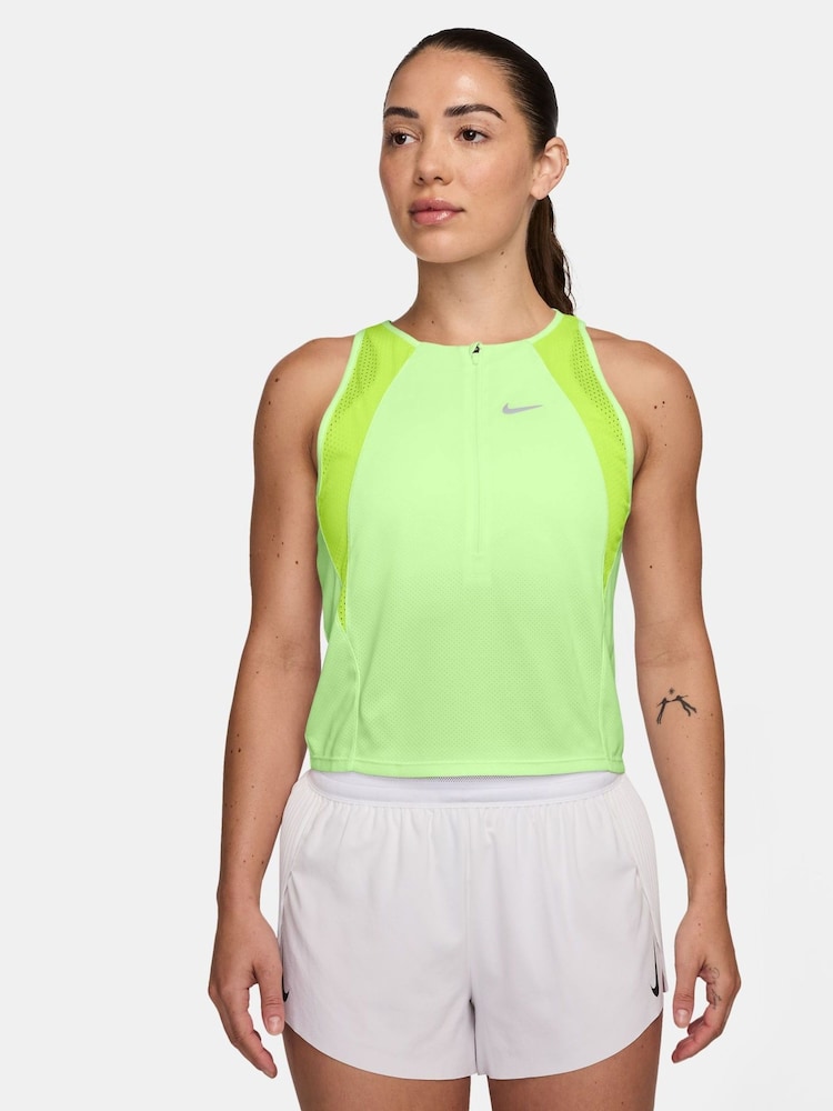 Verde lima - Nike Dri-FIT Singlet Vest - Imagen 1 de 4