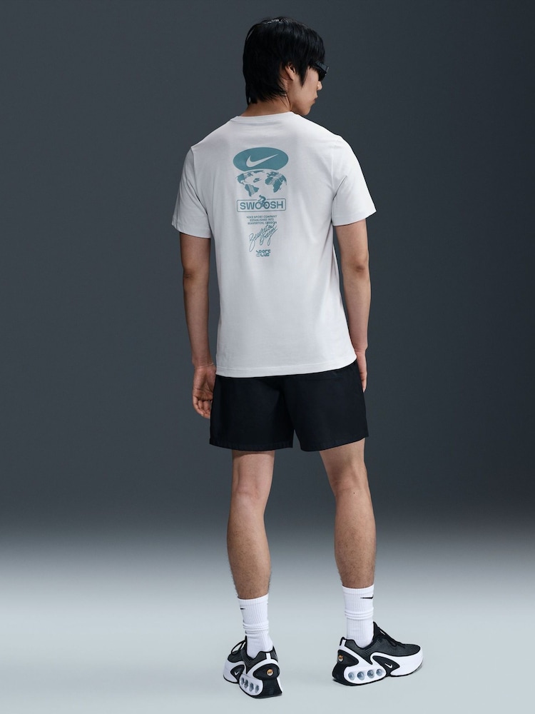 Nike Photon Dust Sportswear Swoosh Back Graphic 100% Cotton T-Shirt - Image 2 of 5