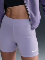 Nike Lilac Ice High Waisted 5" Biker Shorts - Image 4 of 5
