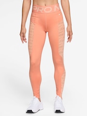 Nike Apricot Orange Pro Sculpt High Waisted Leggings - Image 1 of 4