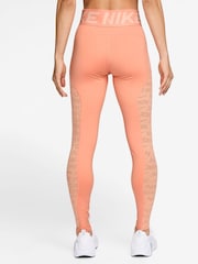 Nike Apricot Orange Pro Sculpt High Waisted Leggings - Image 2 of 4