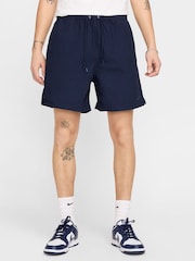 Obsidiana - Nike Club Washed Flow 100% Cotton Shorts - Imagen 1 de 15