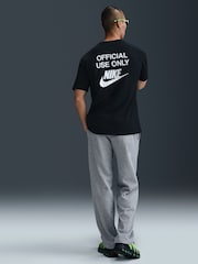 Nike Black Sportswear Official Use Only Back Graphic T-Shirt - Image 1 of 5