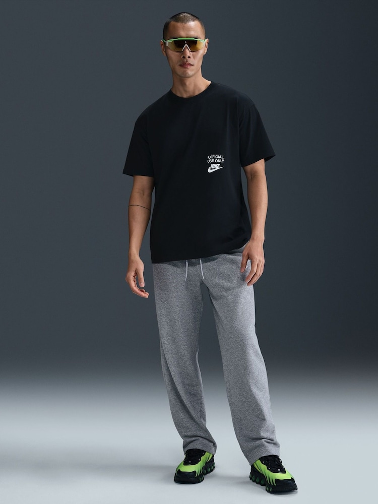 Nike Black Sportswear Official Use Only Back Graphic T-Shirt - Image 2 of 5
