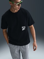 Nike Black Sportswear Official Use Only Back Graphic T-Shirt - Image 3 of 5