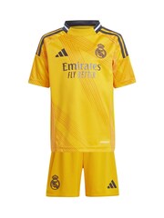adidas Yellow Real Madrid Away Minikit 2024-25 - Image 2 of 3