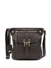 Celtic & Co. Leather Cross-Body Brown Bag - Image 2 of 8