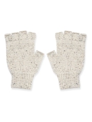 Celtic & Co. Ladies Blue Donegal Fingerless Gloves - Image 3 of 6
