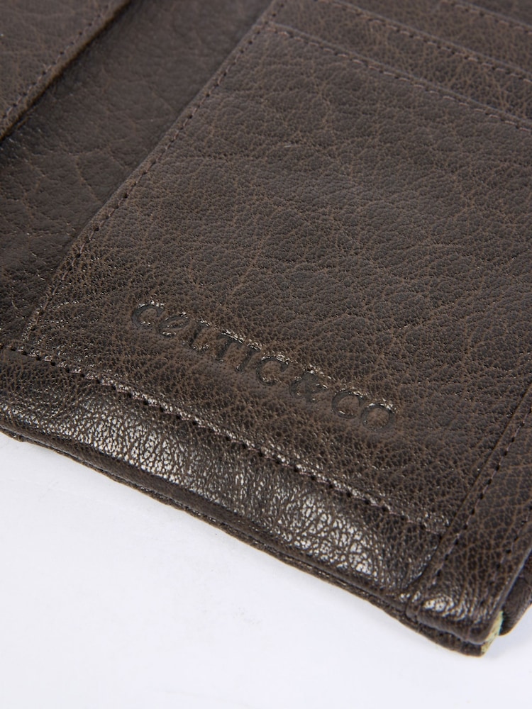 Celtic & Co. Leather Buckle Detail Brown Wallet - Image 7 of 7