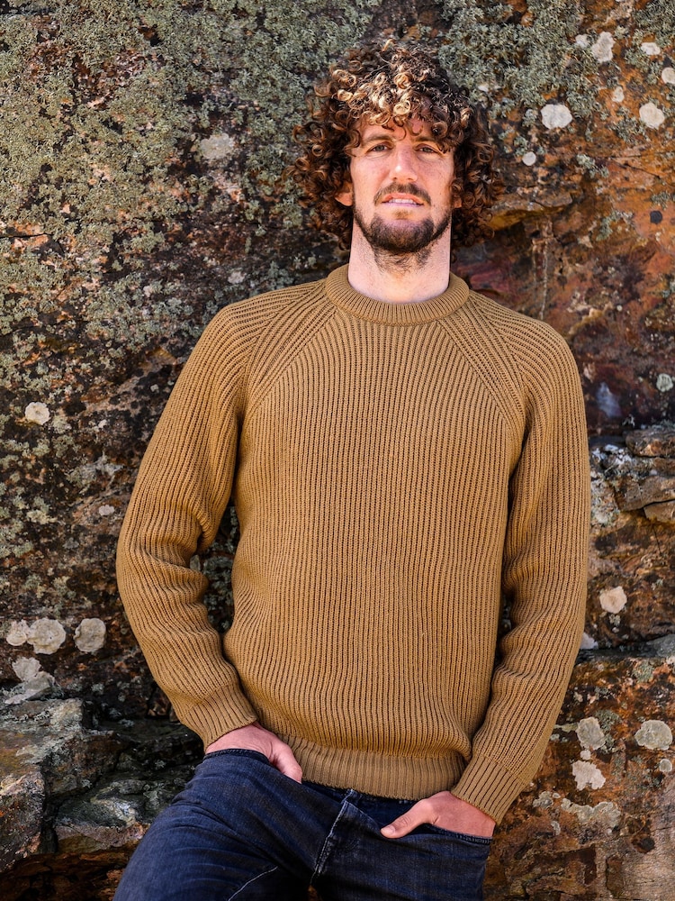 Celtic & Co. Mens Fishermans Ribbed Jumper - Image 1 of 6 Celtic & Co. Mens Fishermans Ribbed Jumper - Image 1 of 6