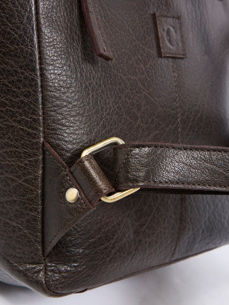 Sac à dos Celtic & Co. marron en cuir - Image 8 de 8