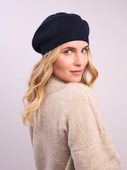 Celtic & Co. Blue Supersoft Beret Hat - Image 1 of 5