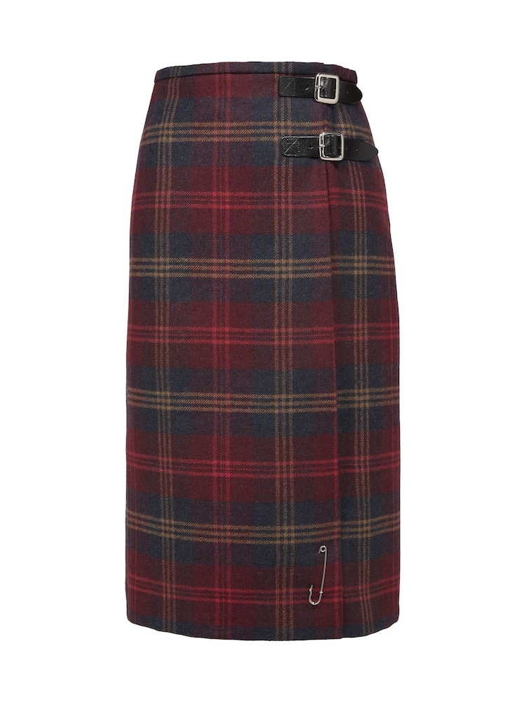 Celtic & Co. Midi Celt Kilt Skirt - Image 3 of 7