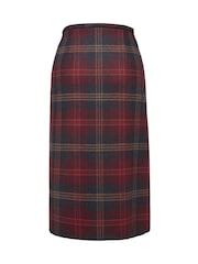 Красный - Celtic & Co. Midi Celt Kilt Skirt - Изображение 4 из 7