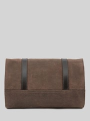 Celtic & Co. Trim Leather Brown Wash Bag Roll - Image 2 of 8